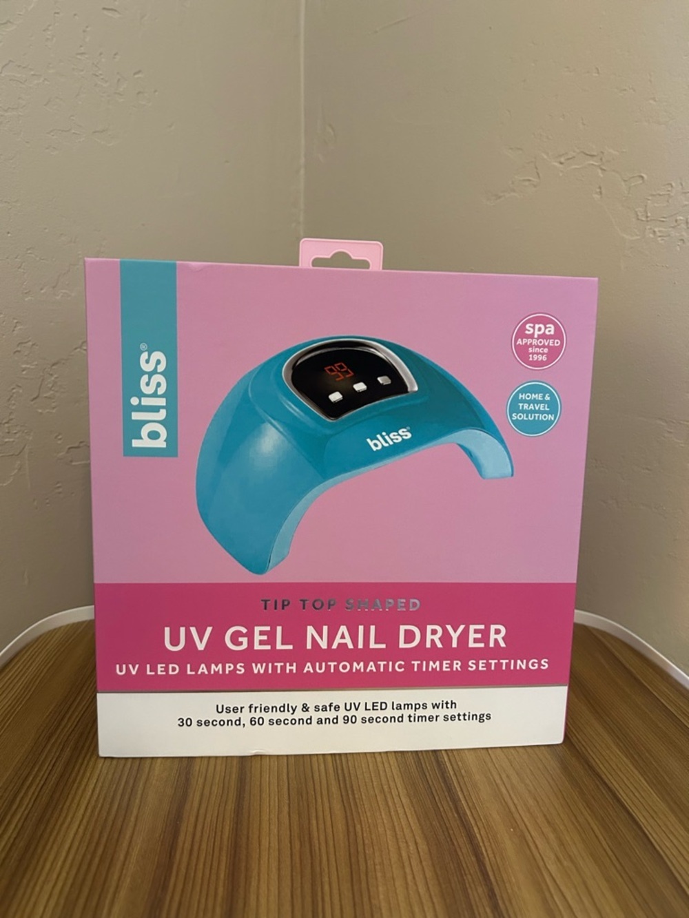 Bliss UV Gel Nail Dryer - Teal color - Picture 2 of 4